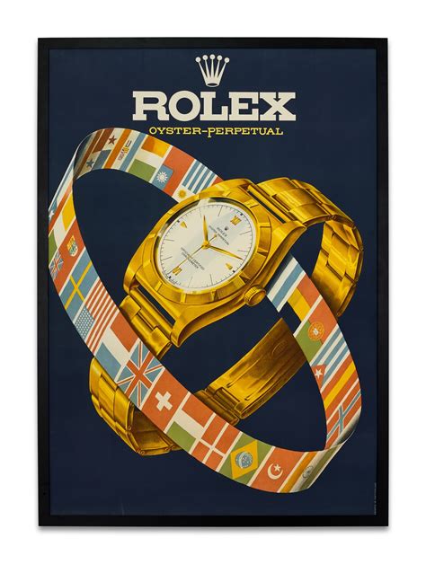 rolex vintage poster|rolex posters for sale.